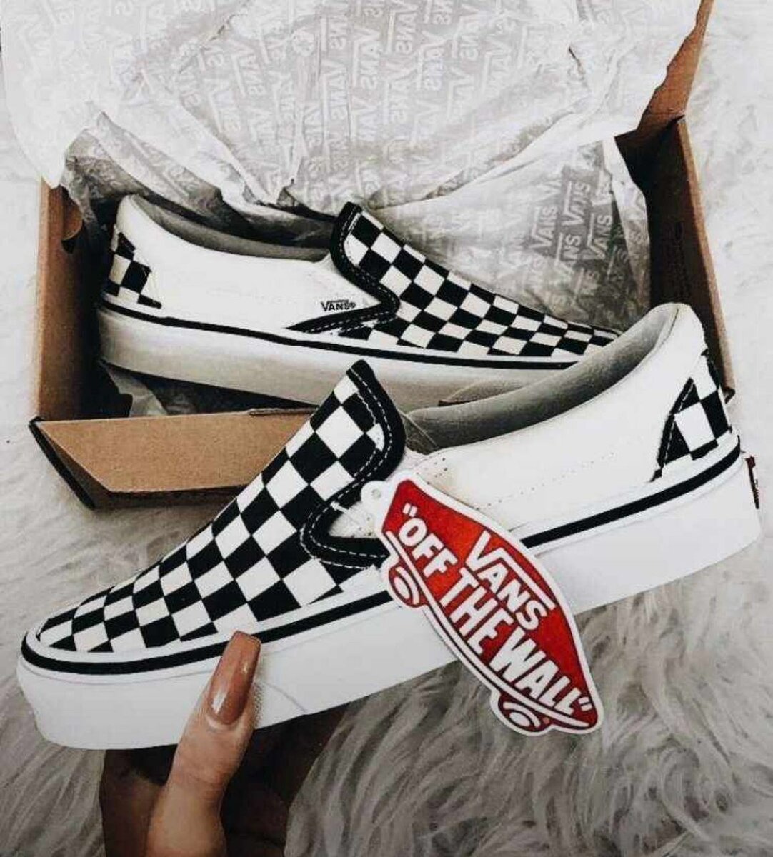 Chaussure vans livré dans le carton