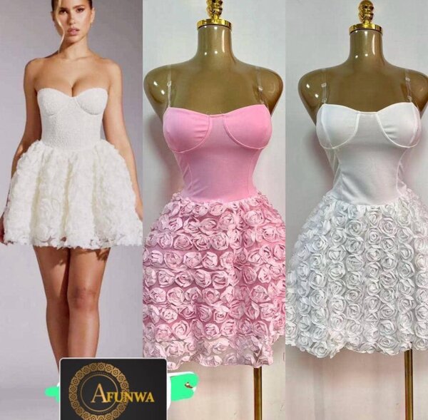 Robe bustier fleurie élégante