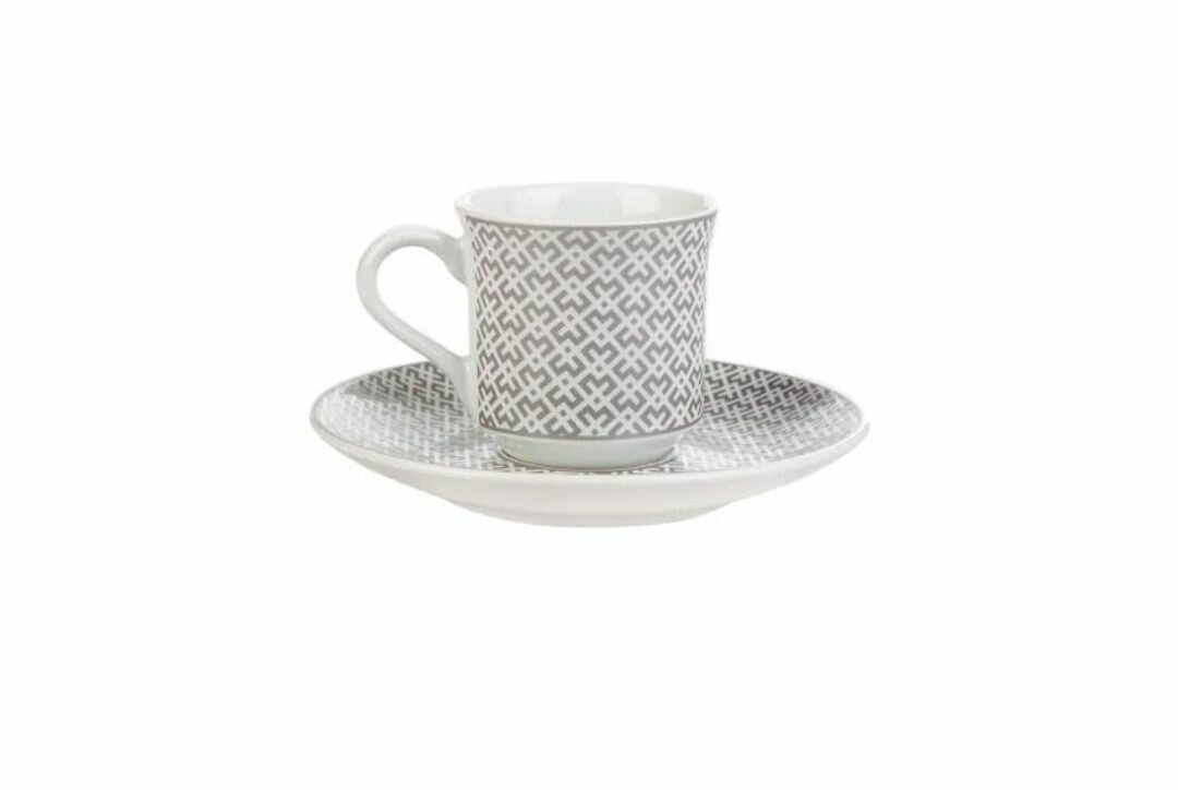 APRICOT VIVI PLATIN 6 COFFEE CUPS 70ML SET