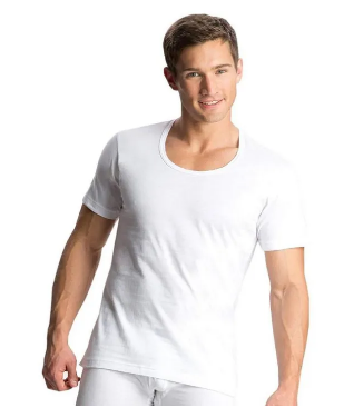 Pack of 12 - Men's Cotton Half Sleeves Vest