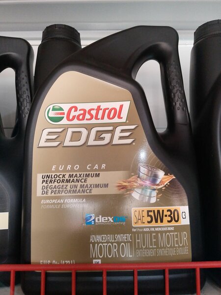Castrol edge full synthetic oil