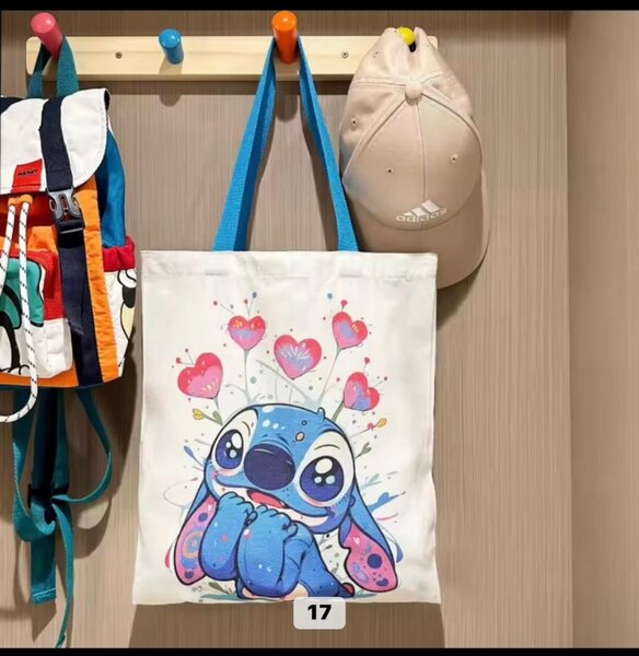 Sac cabas motif dessin animé