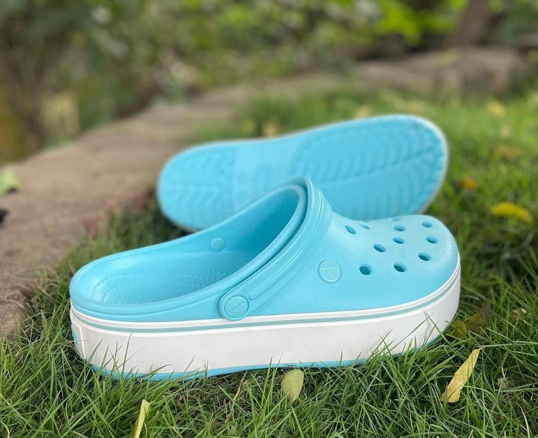 Blue crocs
