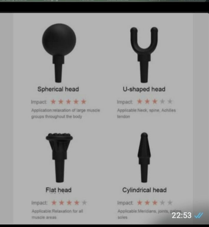 Pistolet de massage électrique performant