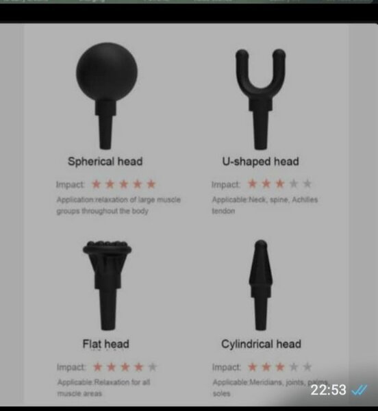 Pistolet de massage électrique performant