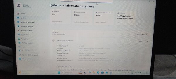 Ordinateur Portable HP 15"