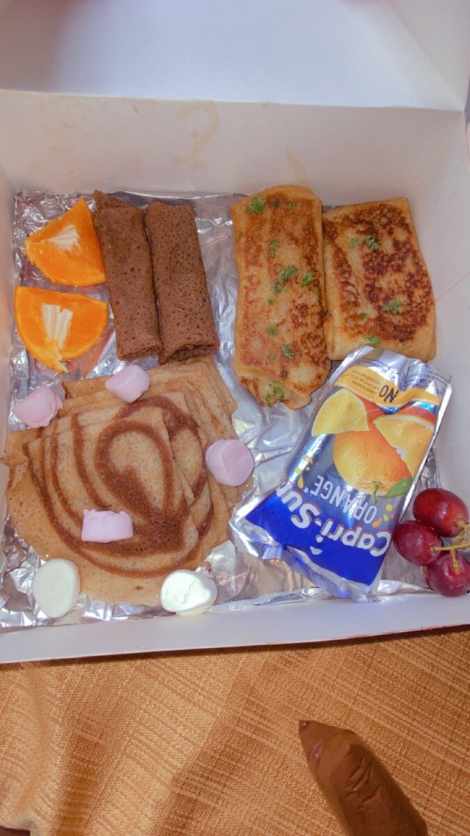 La boxe de crêpes sucrée salée