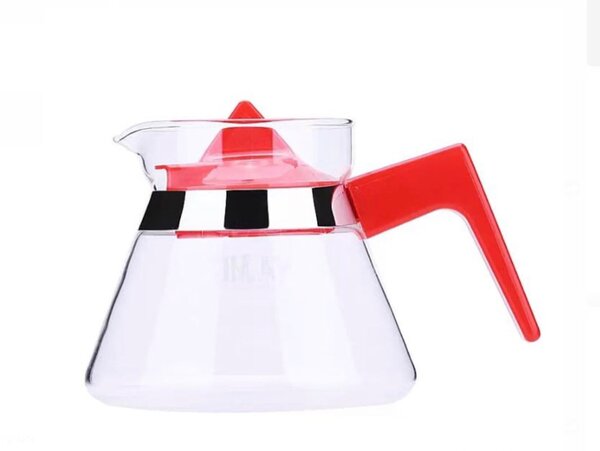 Hot Glass Pot with Lid