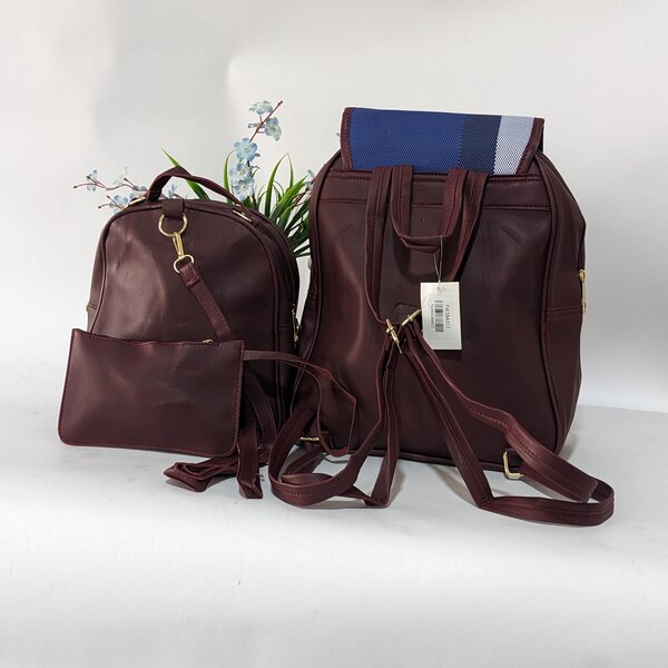 luxury kids 3-in -1leather bag