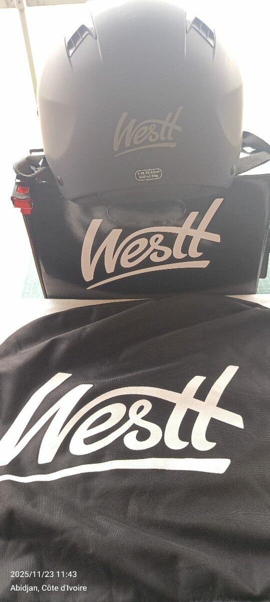 Casque Moto Westt Mat