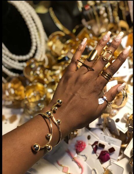 Bracelets et Bagues Dorés