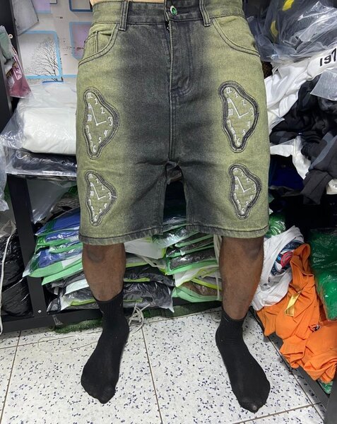 Shorts en Jean Ripped Homme