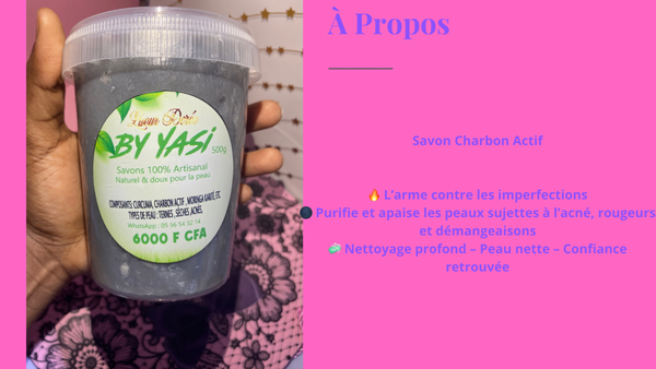Savon Charbon Actif Artisanal