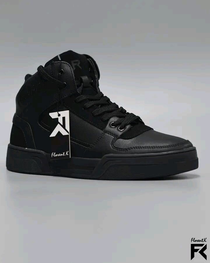 Baskets montantes noires Flowen.K