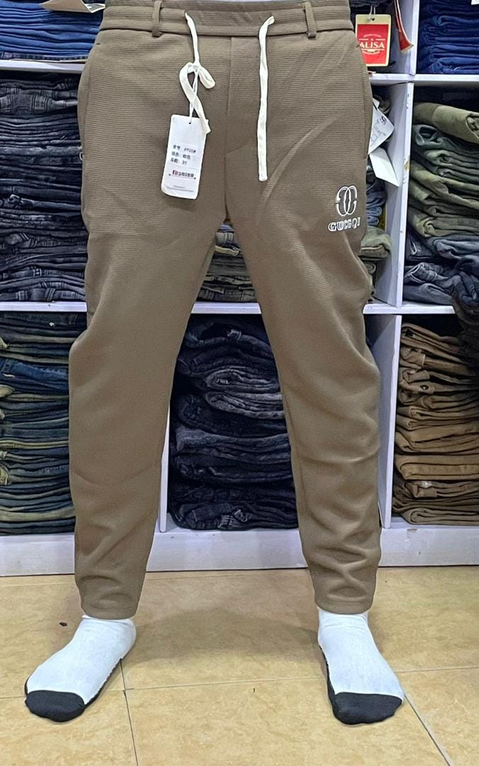 brown baggy pants