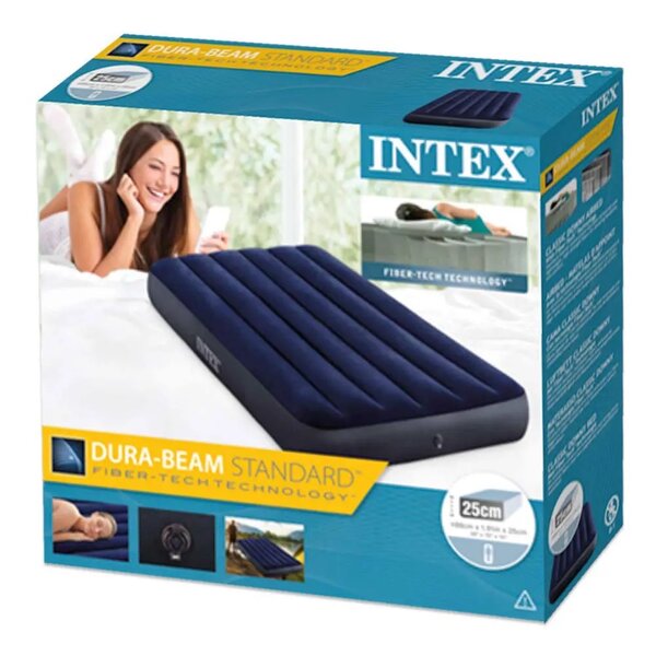 Matelas gonflable une place + pompe électrique
