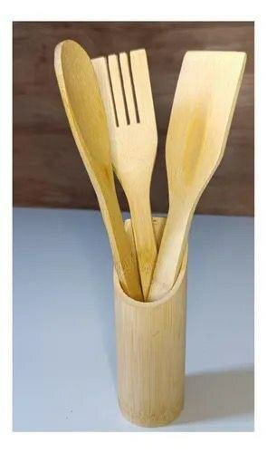 Set d'ustensiles en bambou