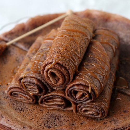 Crêpes au chocolat gourmandes