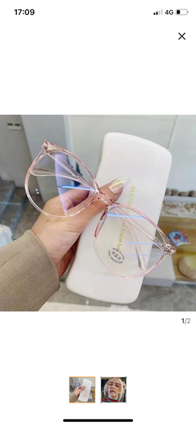 Lunettes élégantes transparentes