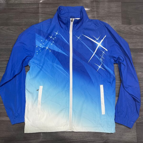 Veste légère bleue dégradée