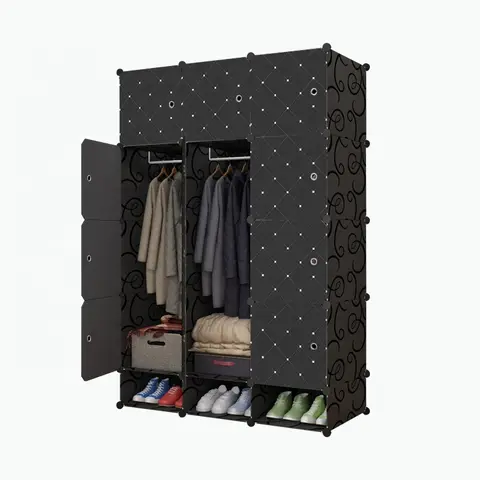 Plastic easy fixed wardrobe for unisex