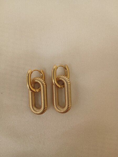 Boucles d'oreilles en or chic