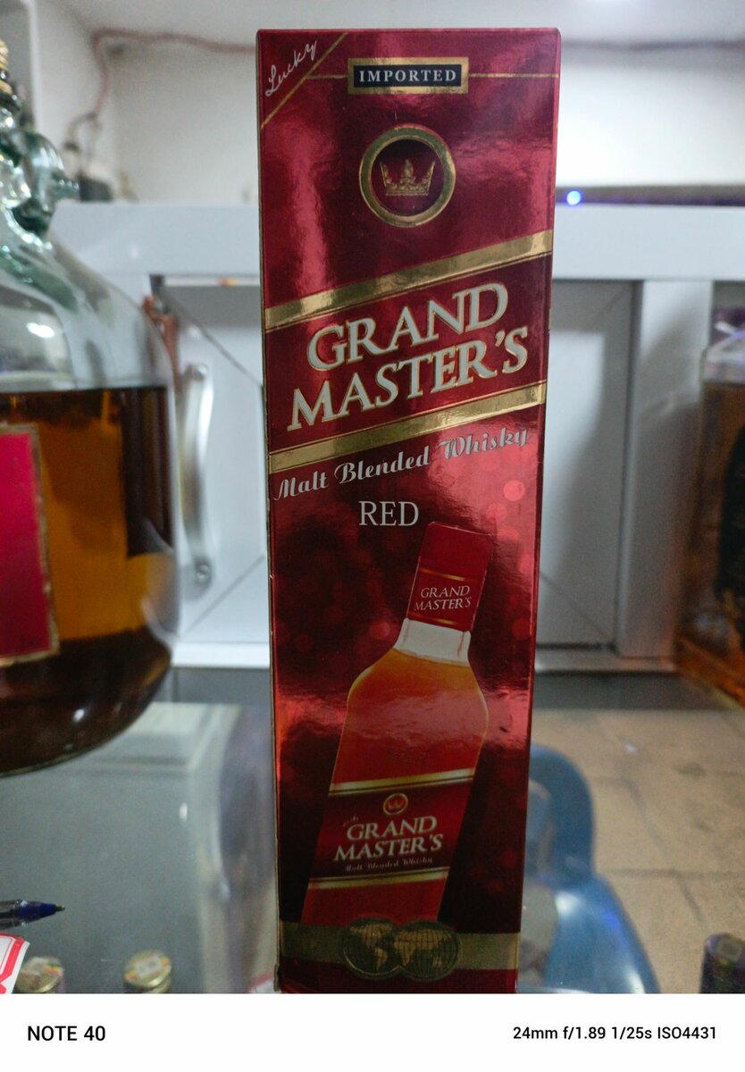 Grand master whisky