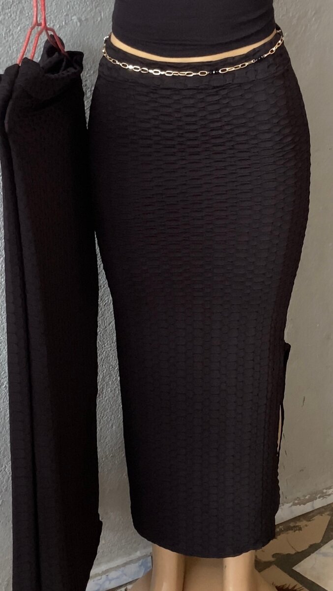 Jupe longue noire élégante