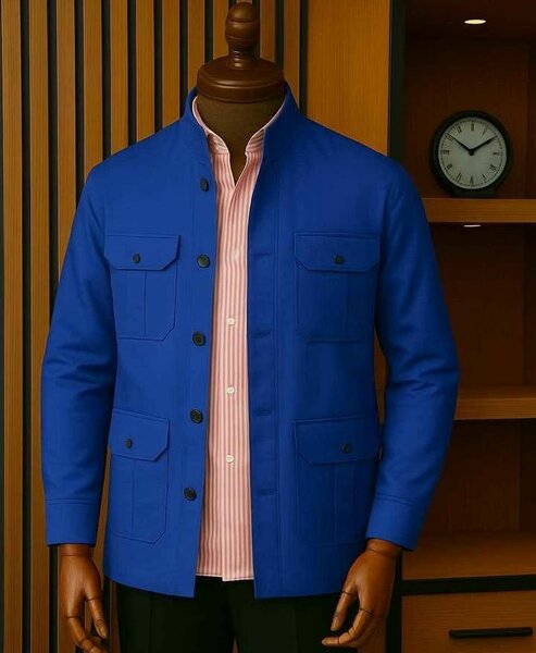 Veste en coton classique homme