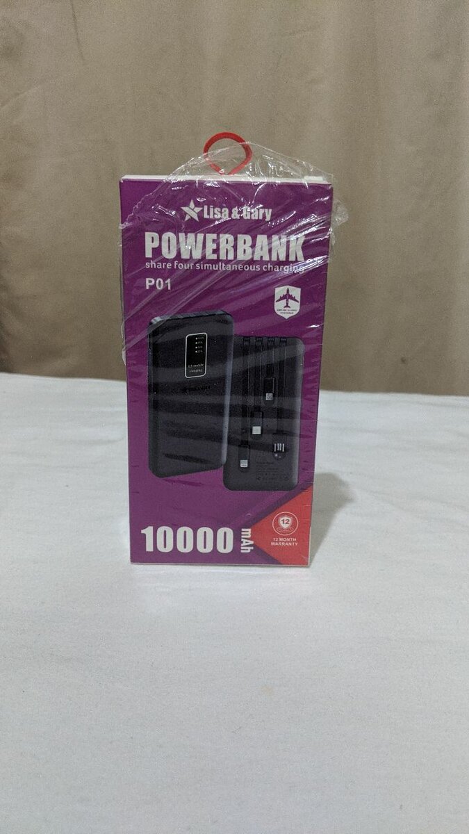 VERY PORTABLE POWER BANK LISA & GARY  10,000mAh  VERY POWERF