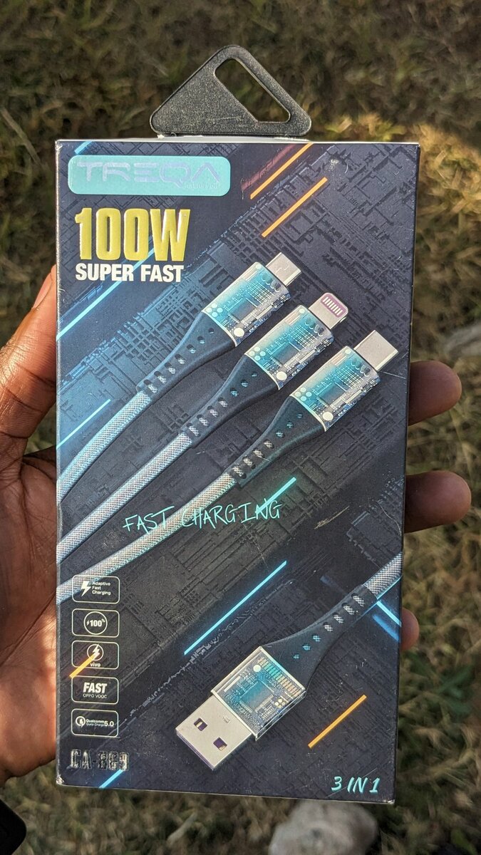 3 in 1 fast phone charging cables