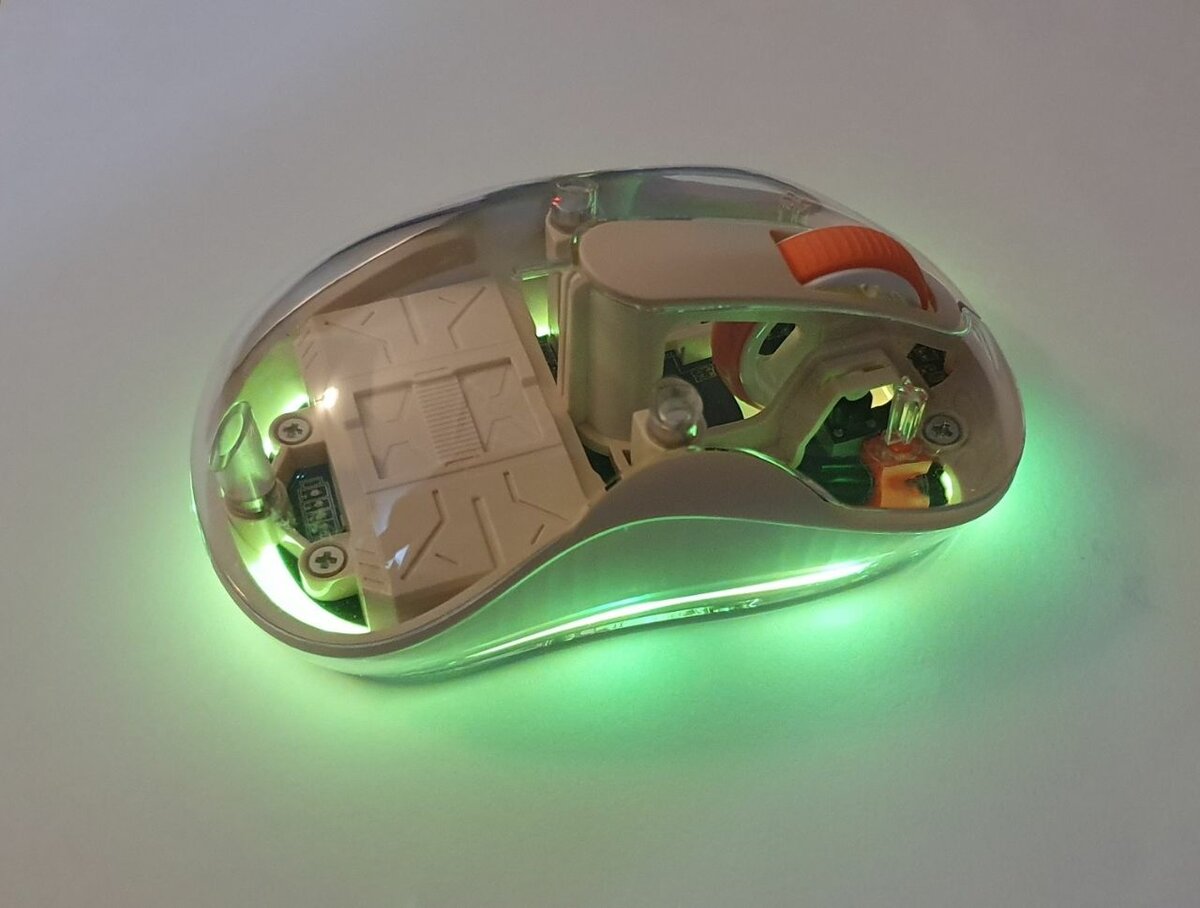 Souris Gaming RGB Transparente