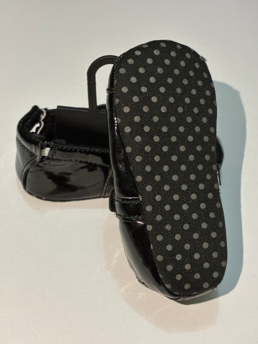 Chaussures bébé vernies noires