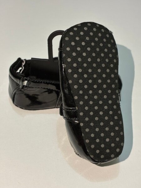Chaussures bébé vernies noires