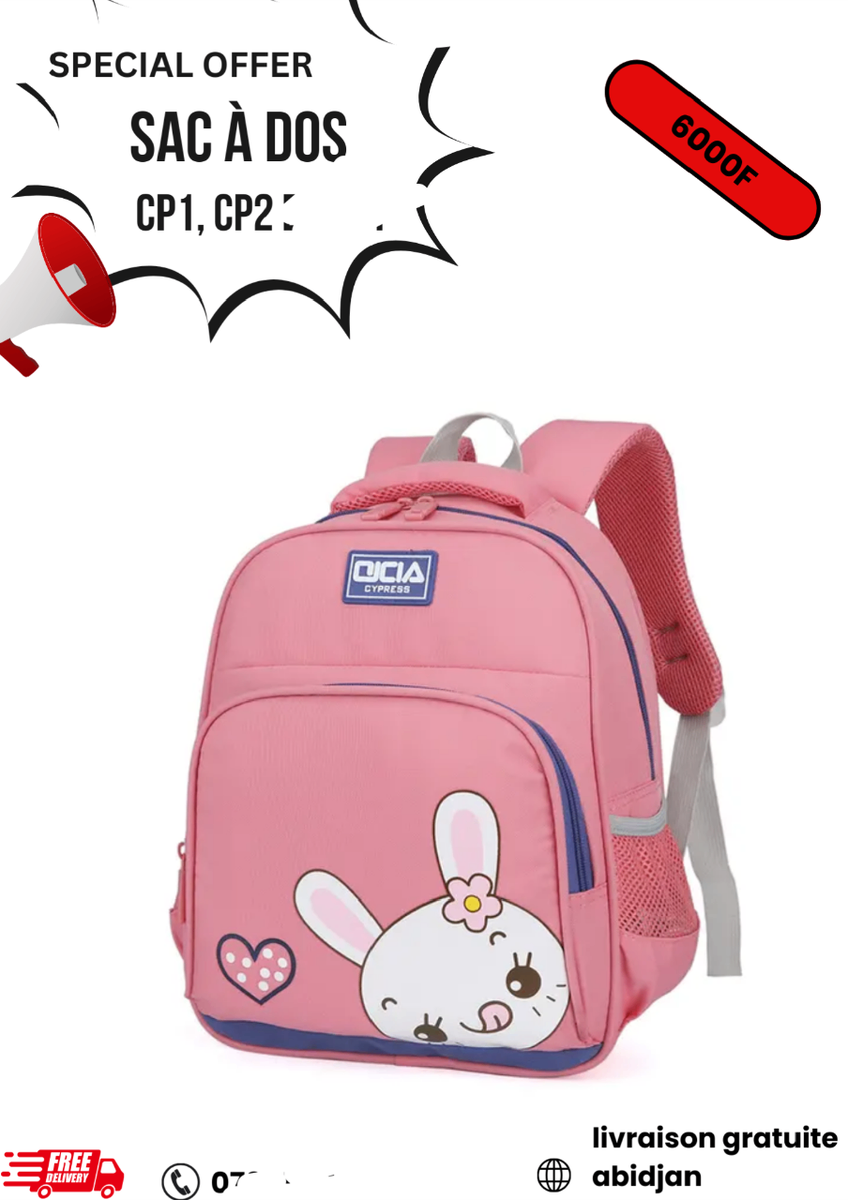 Sac à Dos Enfant Cartoon