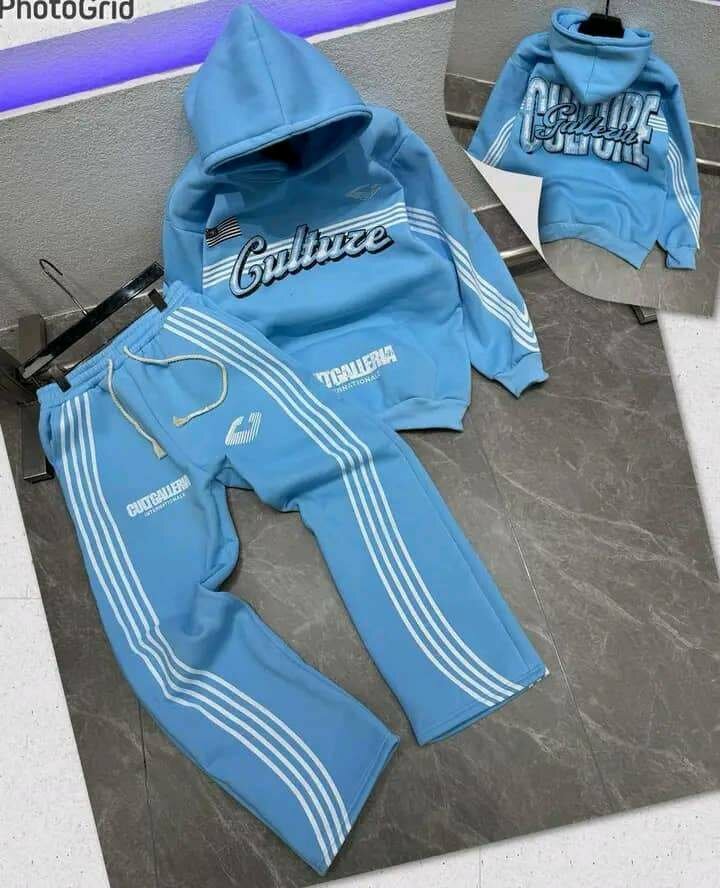 Survêtement Hoodie Bleu