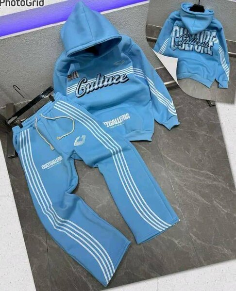 Survêtement Hoodie Bleu
