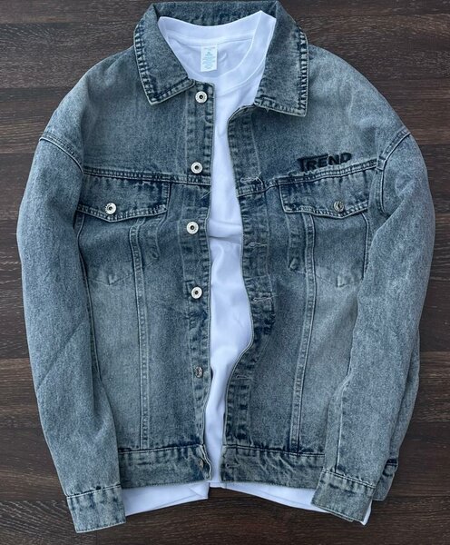 Veste en jean tendance homme