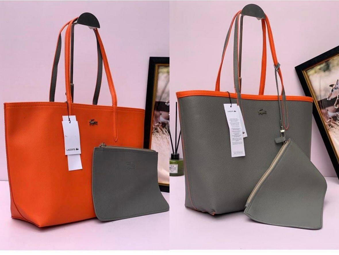 Sac à main réversible Lacoste