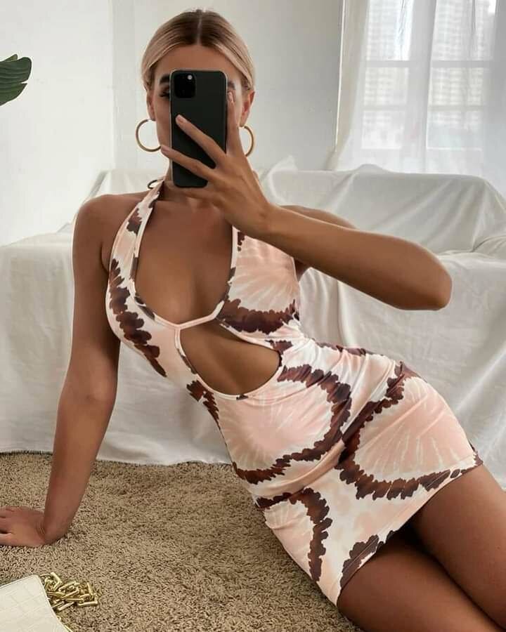 Robe d'été dos nu élégante