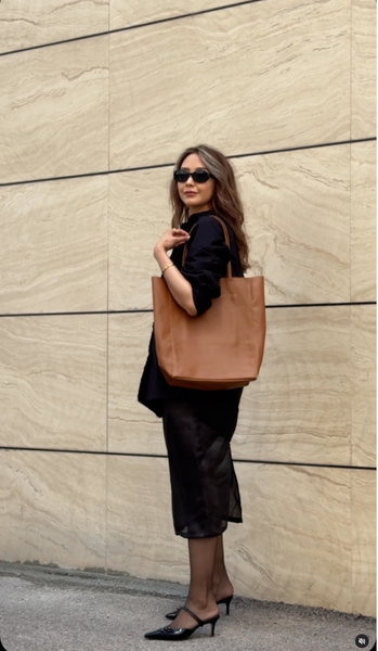 Шопперы из натуральной, зернистой кожи, на завязке🇮🇹