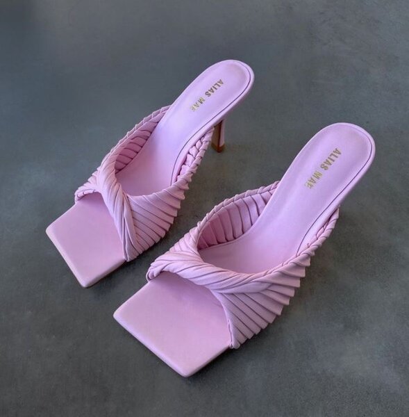 Mules nœud torsadé