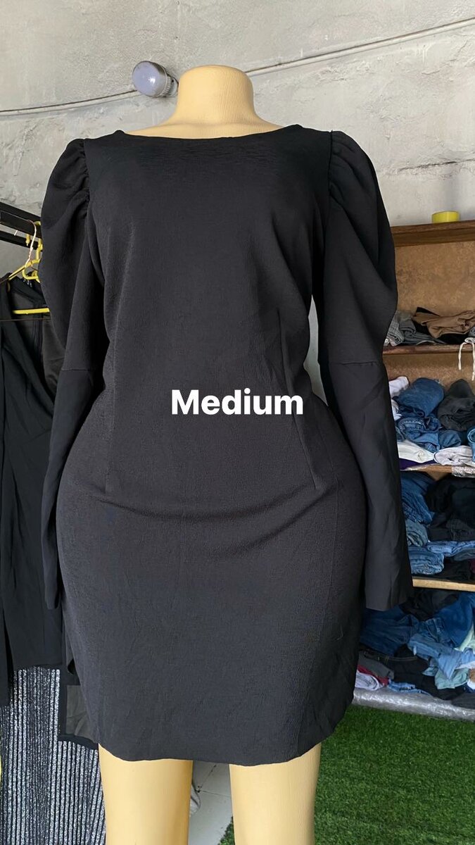 Beautiful and comfortable women's dress black