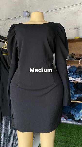 Beautiful and comfortable women's dress black