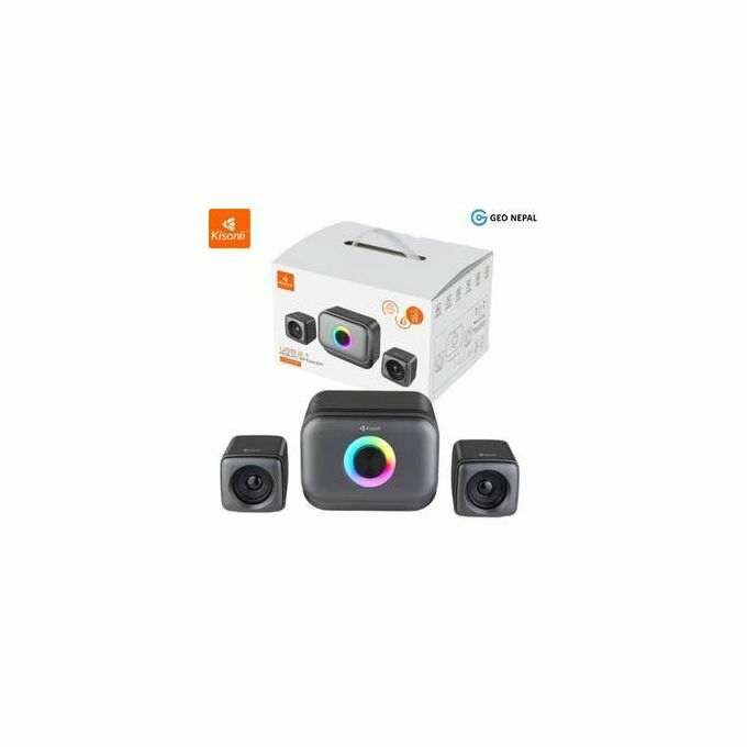 Enceintes USB Kisonli 2.1 LED