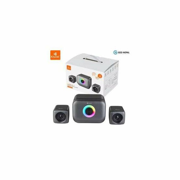 Enceintes USB Kisonli 2.1 LED