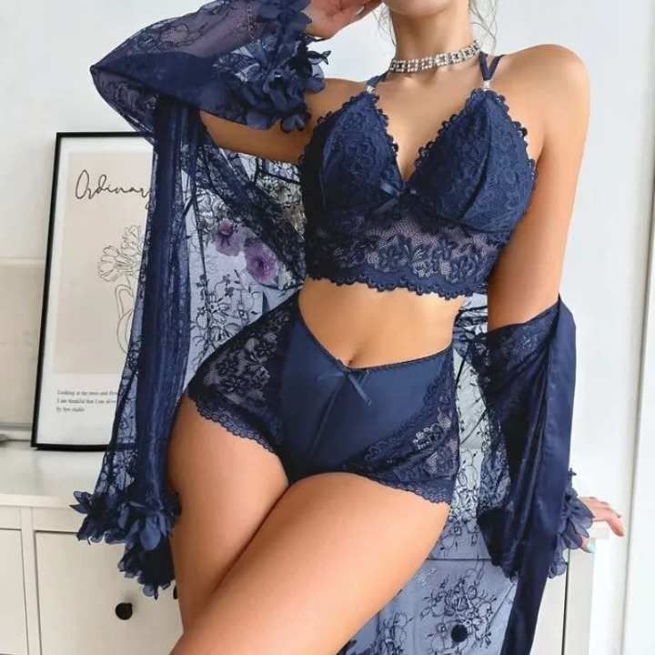 Ensemble lingerie dentelle sexy