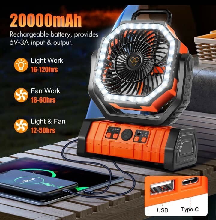 Rechargeable Fan