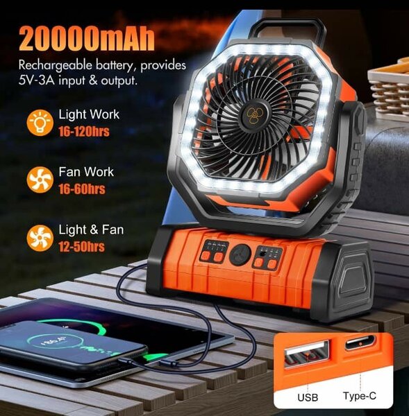 Rechargeable Fan