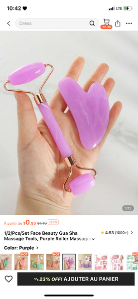 Rouleau et Gua Sha Visage